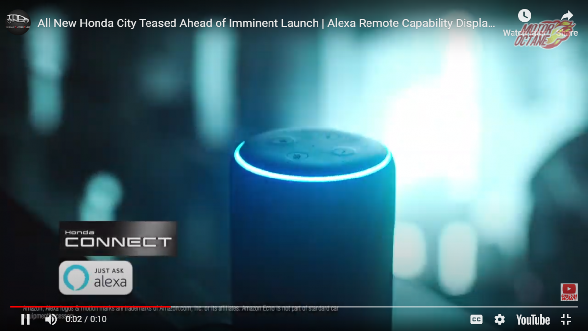 Honda City Amazon Alexa