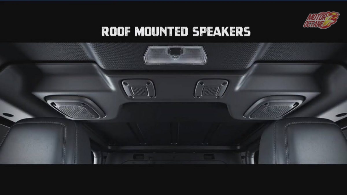 roof speakers Mahindra Thar colours confirmed