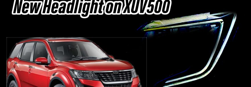 New XUV500 headlights
