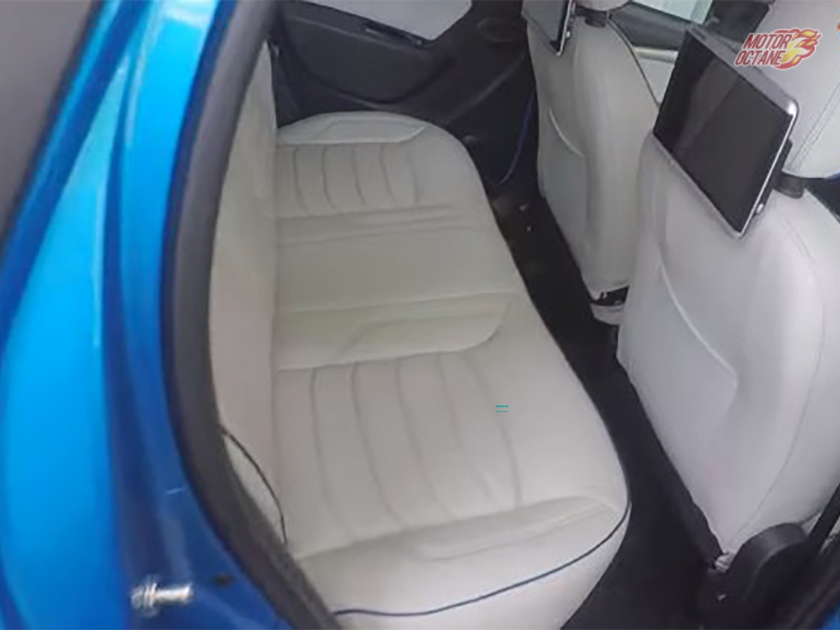 rear seat interior