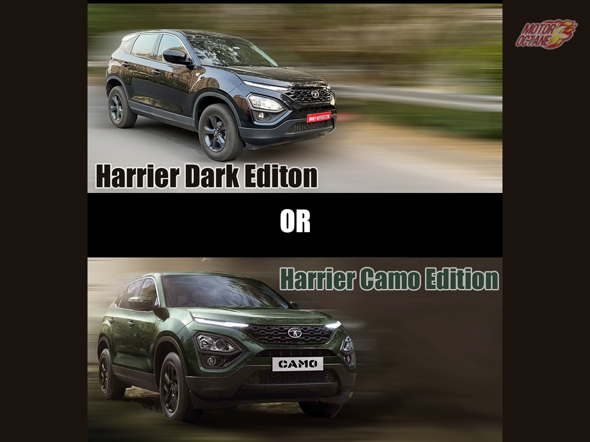 Harrier Camo vs Dark