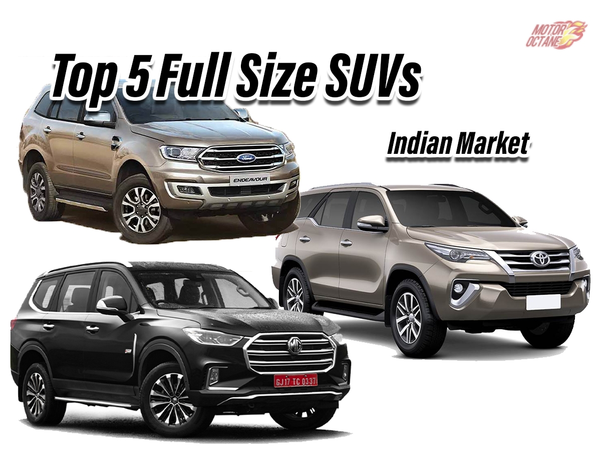 Which are the top 5 full size SUVs in India? Â» MotorOctane