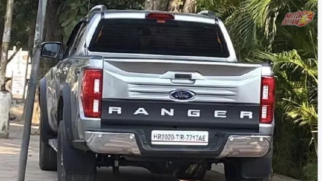 Ford Ranger Raptor spy rear