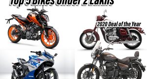 top 5 bikes under Rs 2 lakhs
