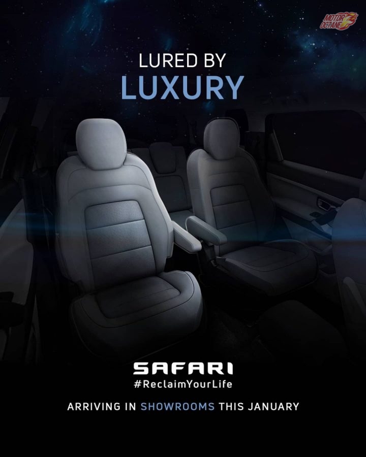 2021 Tata safari captain seats