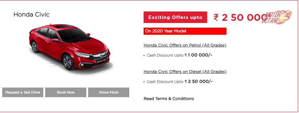 Honda Discount offers 2021