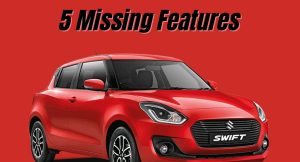Maruti Swift 5 Missing Features