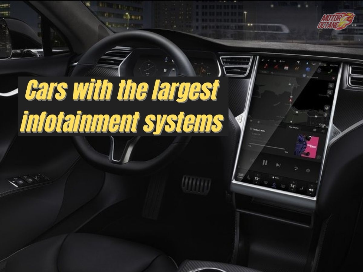 Cars with the largest infotainment systems