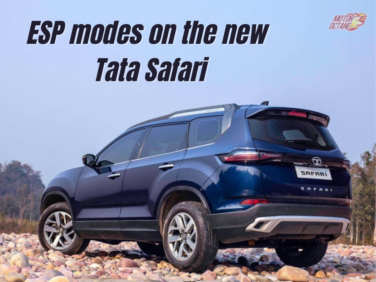 ESP modes on the new Tata Safari