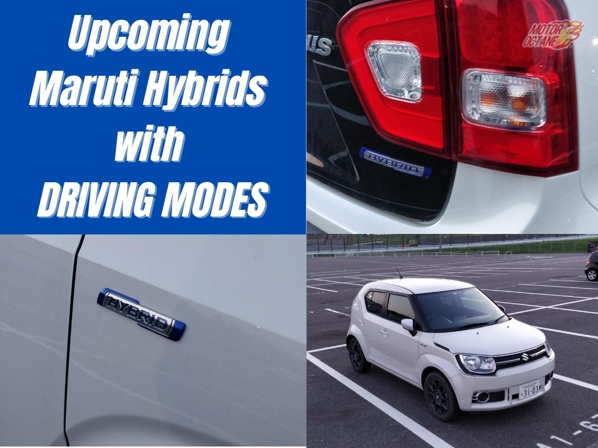 Upcoming Maruti hybrids with driving modes