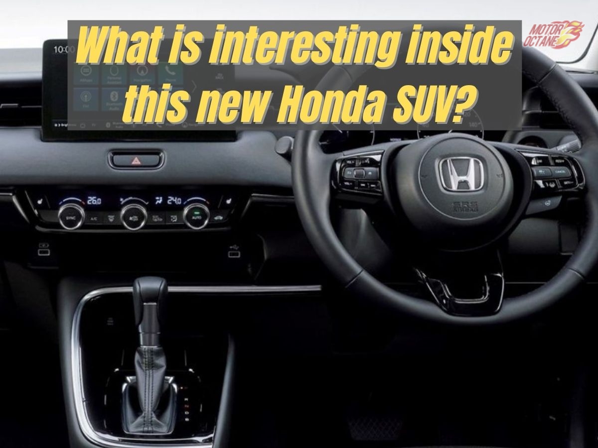 What is interesting inside this new Honda SUV?