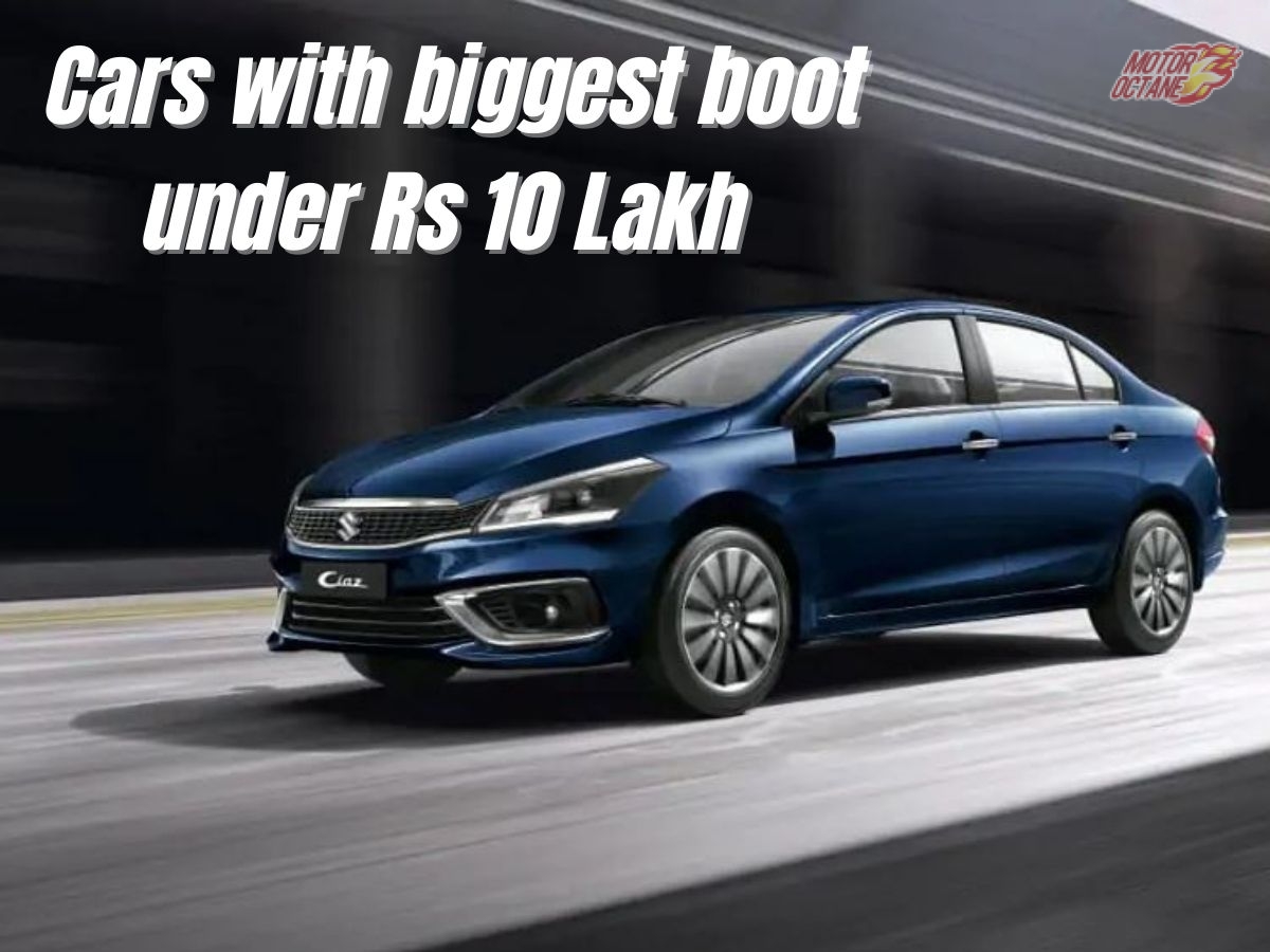 10 cars with biggest boot under Rs 10 Lakh