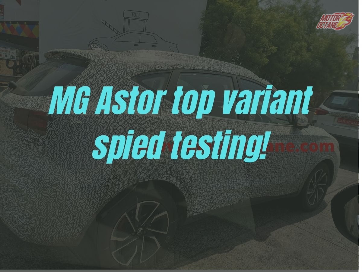 MG Astor top variant spied - Know all details!