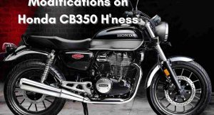 Honda CB 350 H'ness modifications