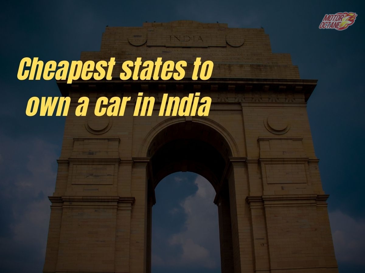 Cheapest states to own a car in India