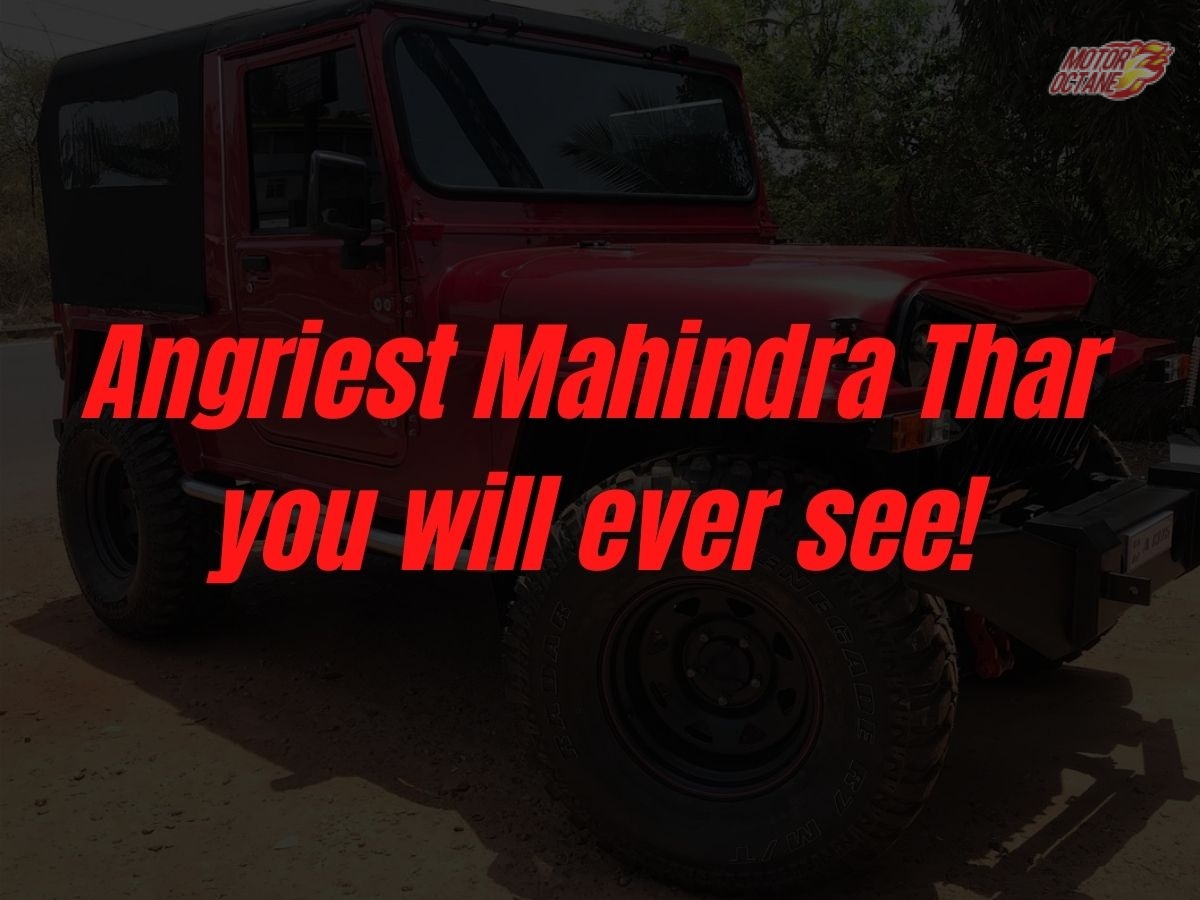 Angry Mahindra Thar modification done right!
