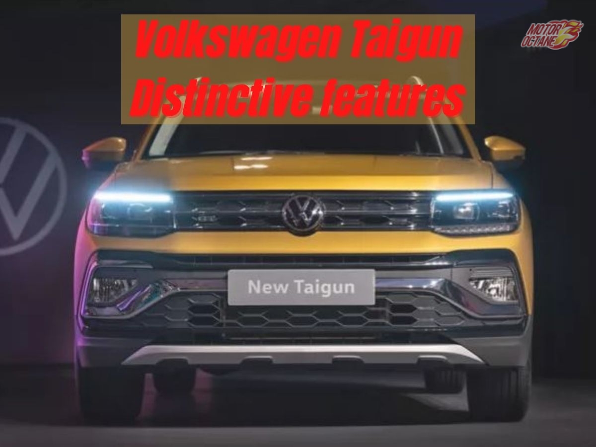 Volkswagen Taigun distinctive features