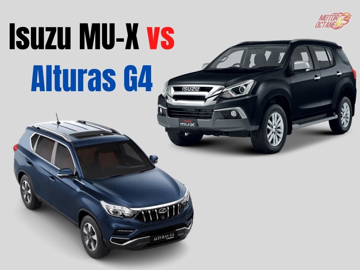 New Isuzu MU-X vs Mahindra Alturas G4 Spec comparison