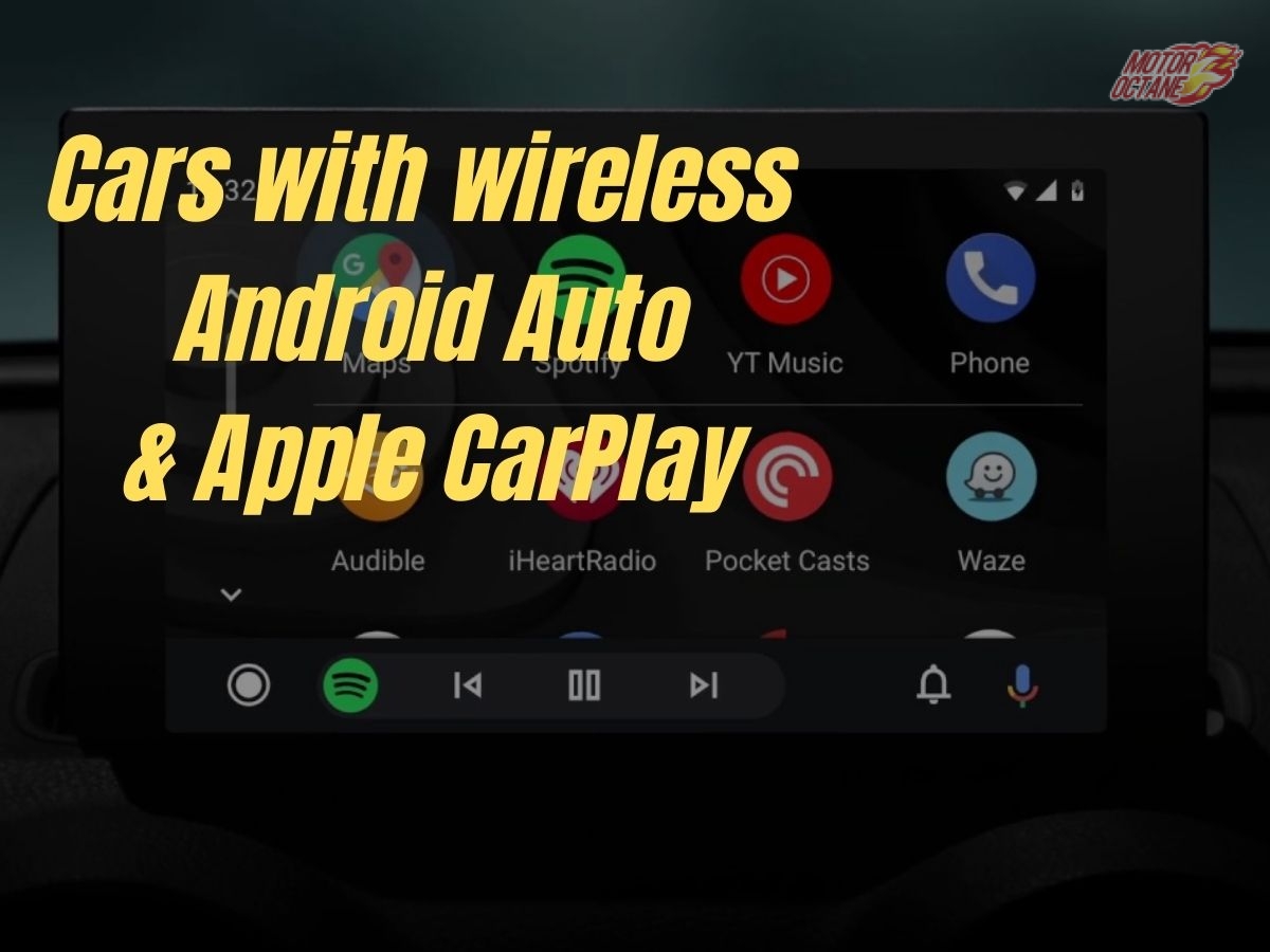 Cars with wireless Android Auto & Apple CarPlay
