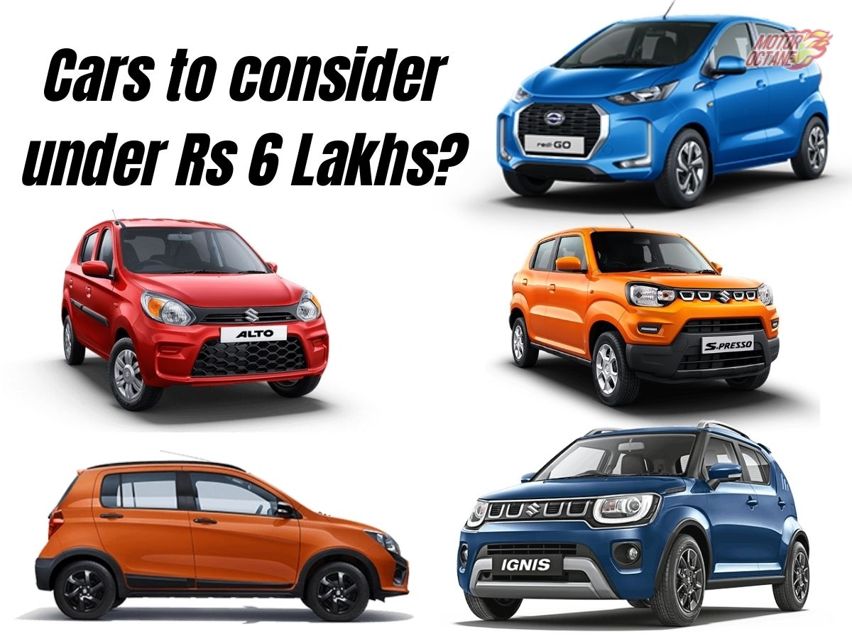 cars & variants under 6 Lakh