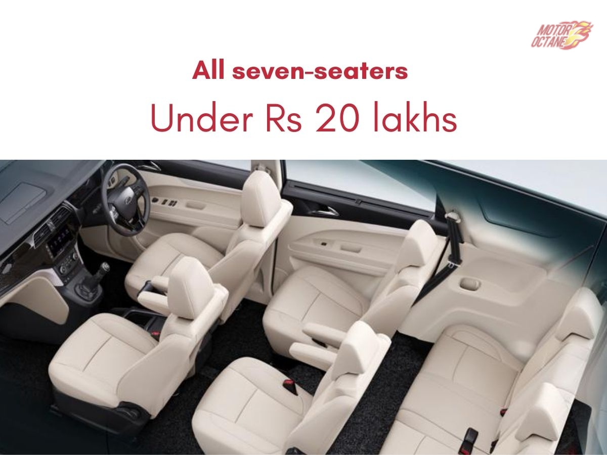 7 seaters under Rs 20 lakh