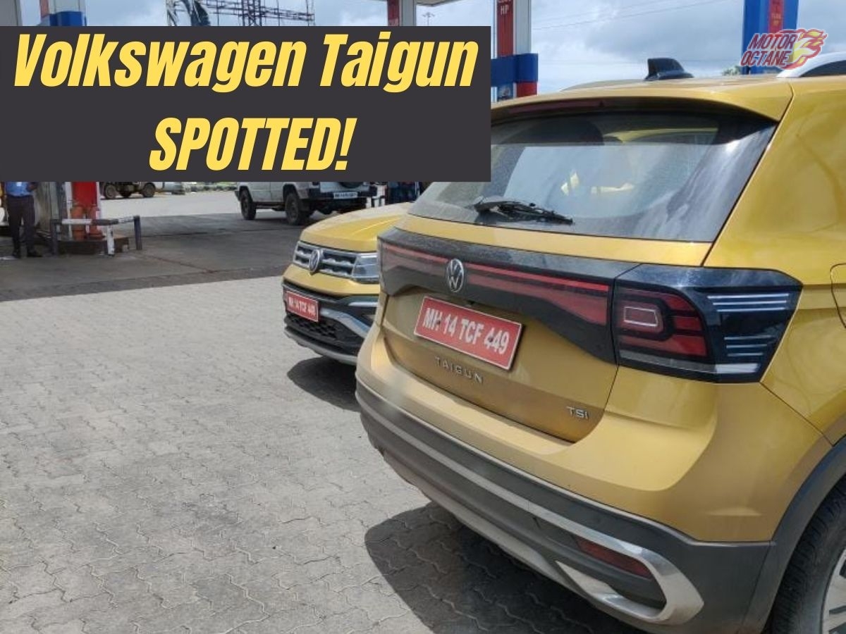 Volkswagen Taigun spotted testing