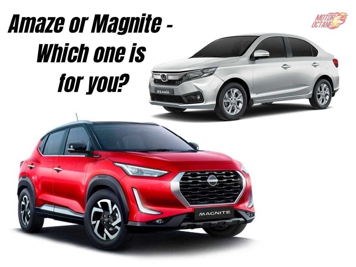 Honda Amaze vs Nissan Magnite - Which one is for you?