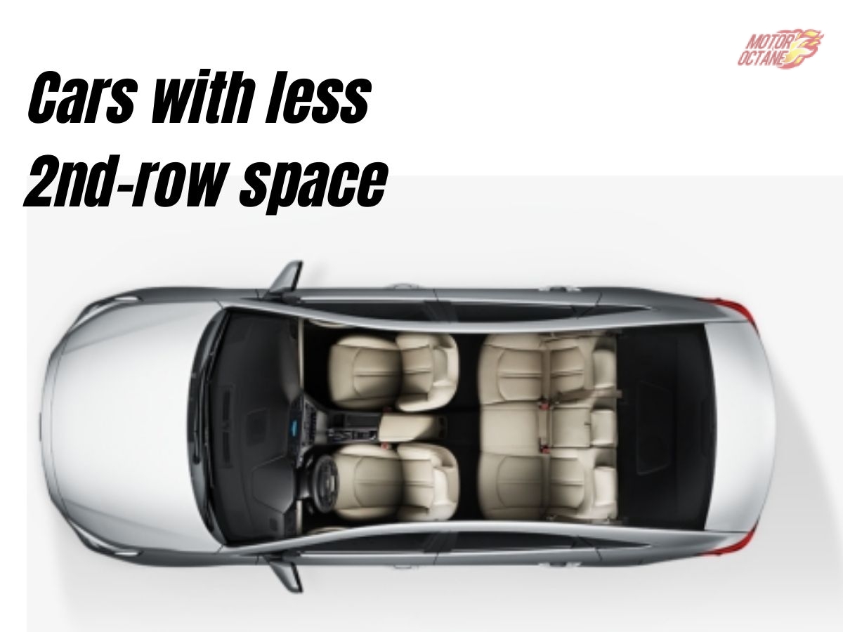 Cars with less 2nd-row space