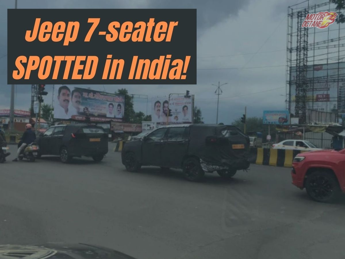 Jeep 7-seater spotted in India!