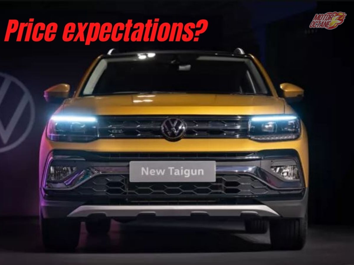 Volkswagen Taigun price expectations