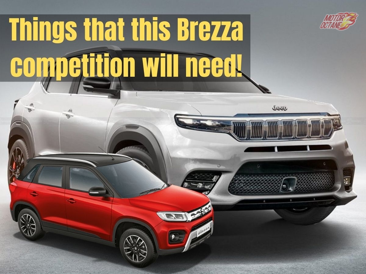 Jeep Brezza competition SUV - 5 things it will need