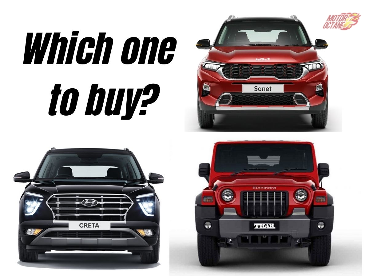 Thar, Sonet, Creta - Which Rs 16 Lakh car to buy?