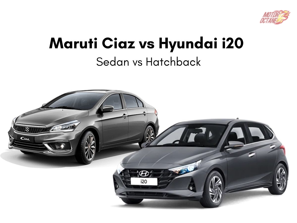 Maruti Ciaz vs Hyundai i20