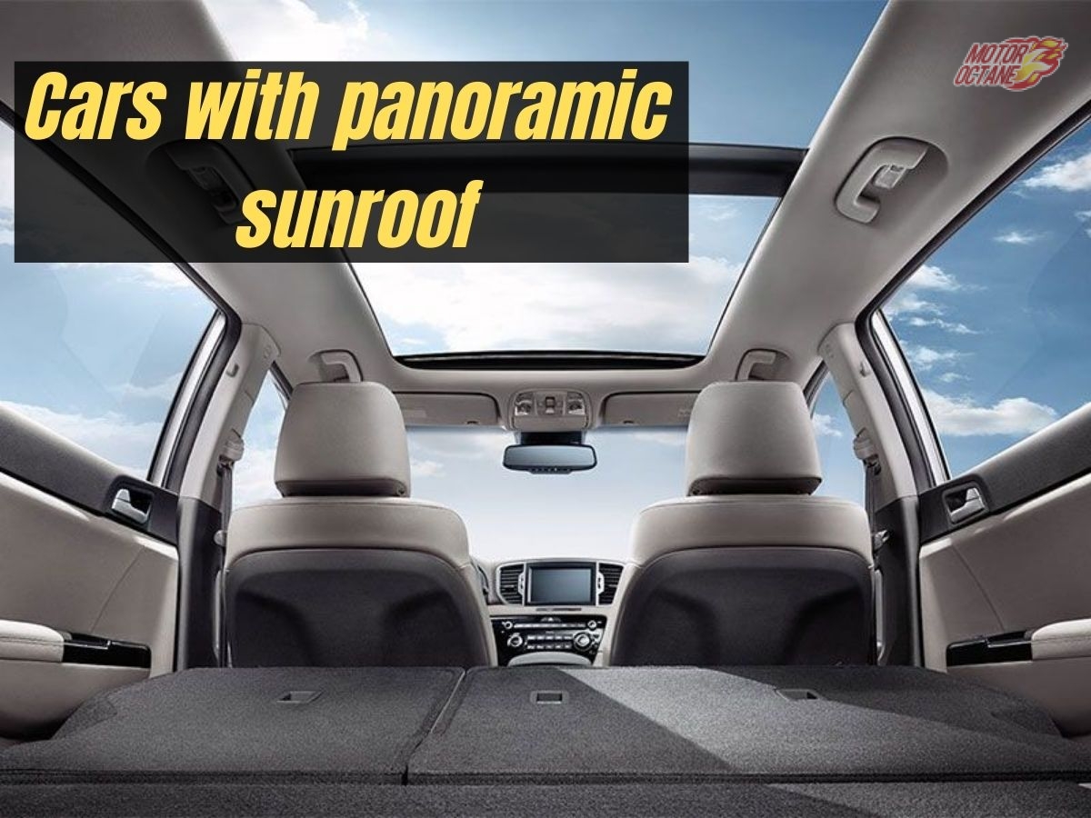 Cars with panoramic sunroof under Rs 25 Lakhs