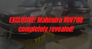Mahindra XUV700 spy shots