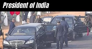 President Kovind car