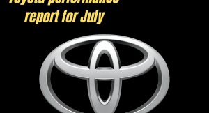 How did Toyota perform in July?