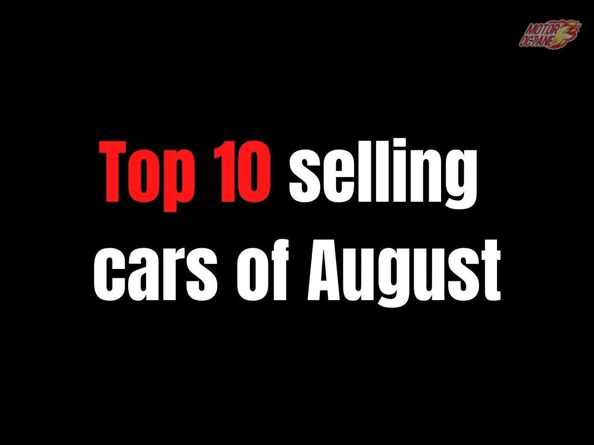 Top selling August cars