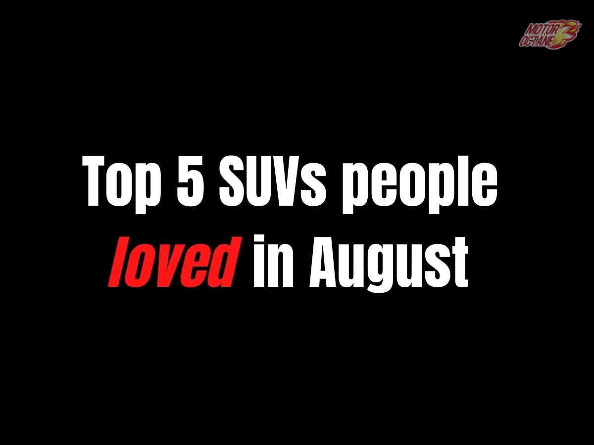 top SUVs in August