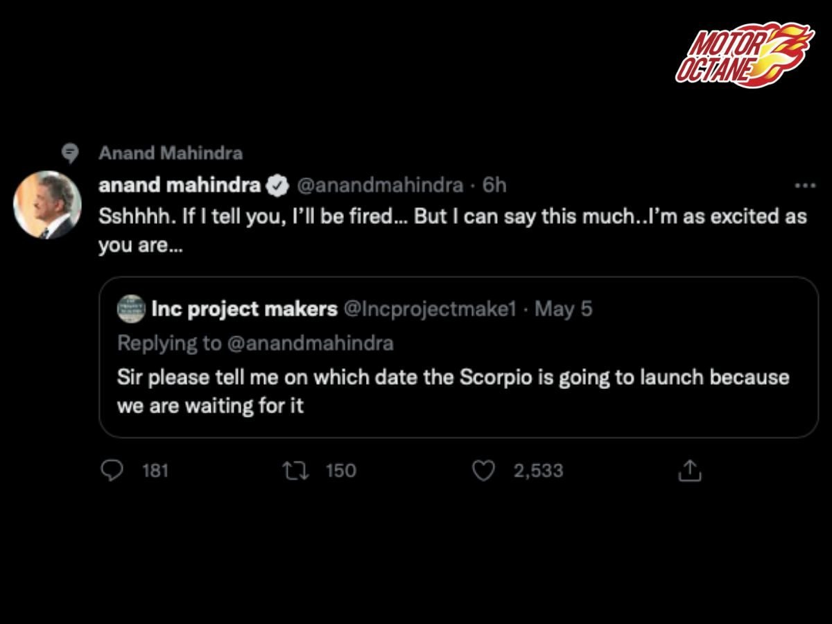 2022 Mahindra Scorpio teaser 