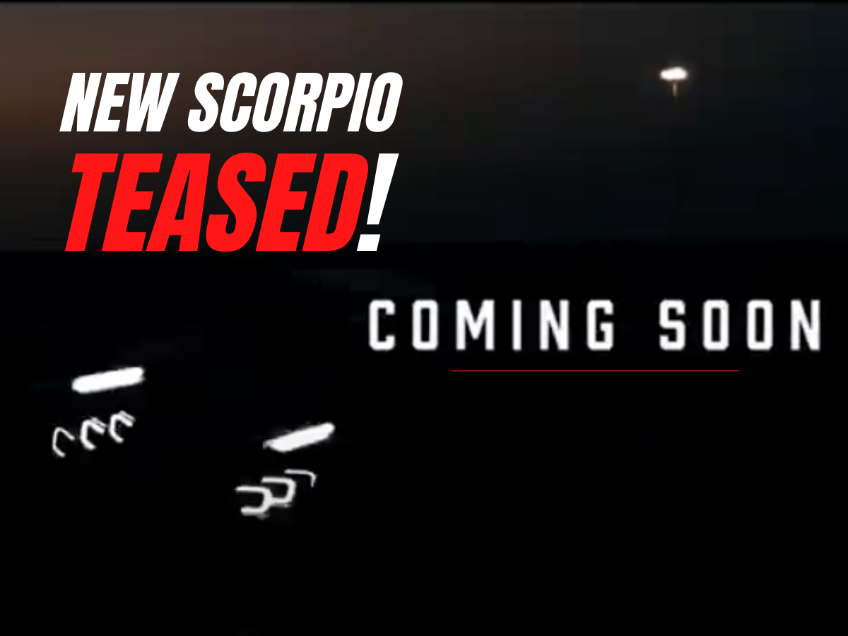 2022 Mahindra Scorpio teaser