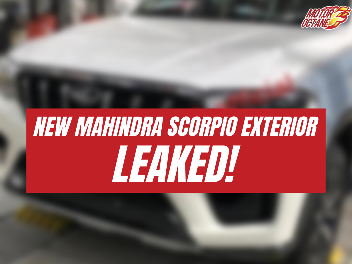 Mahindra Scorpio Exterior leaked