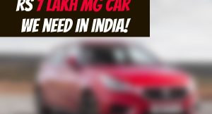 Rs 7 lakh MG car