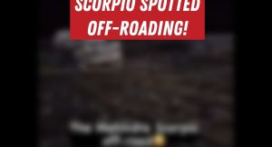 Mahindra Scorpio off-roading