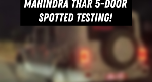 Mahindra Thar 5-door spied