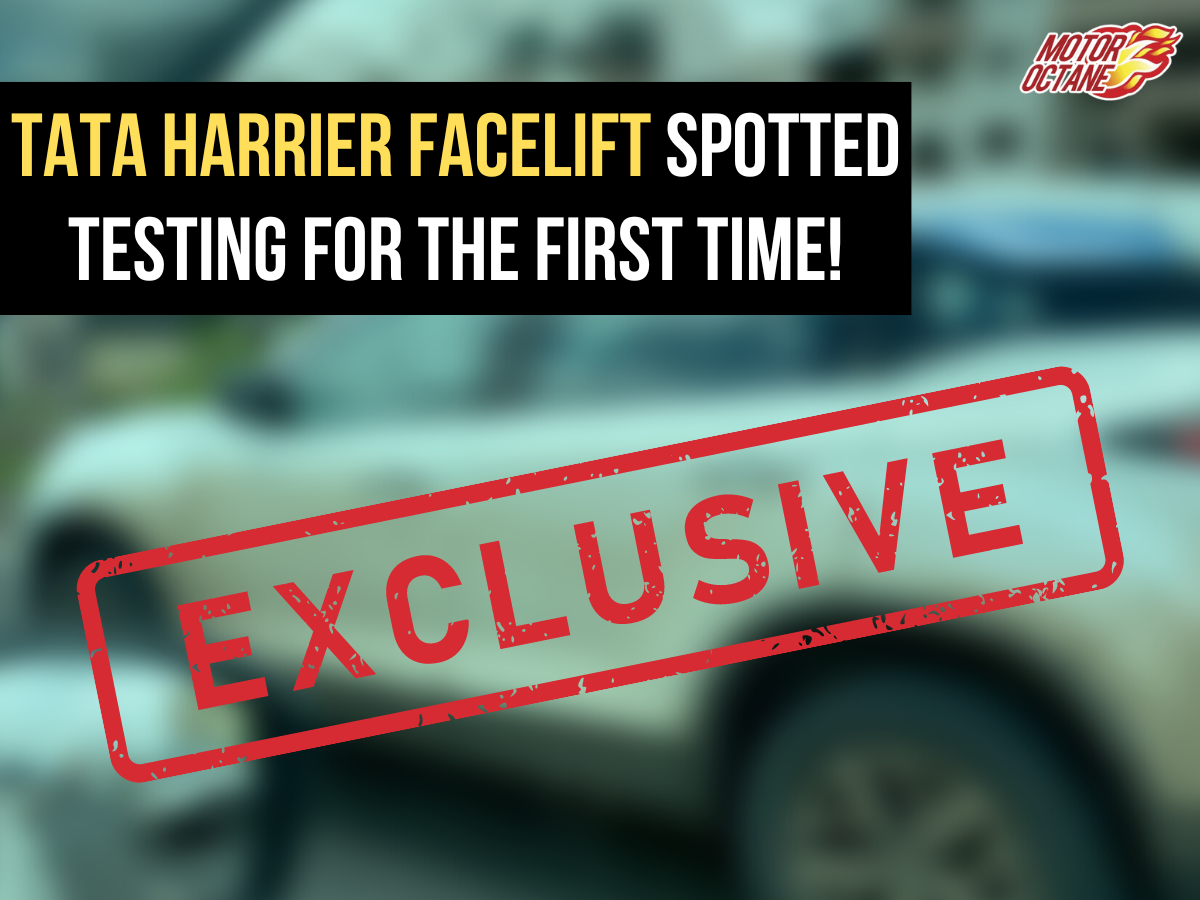 EXCLUSIVE! Tata Harrier facelift noticed testing!