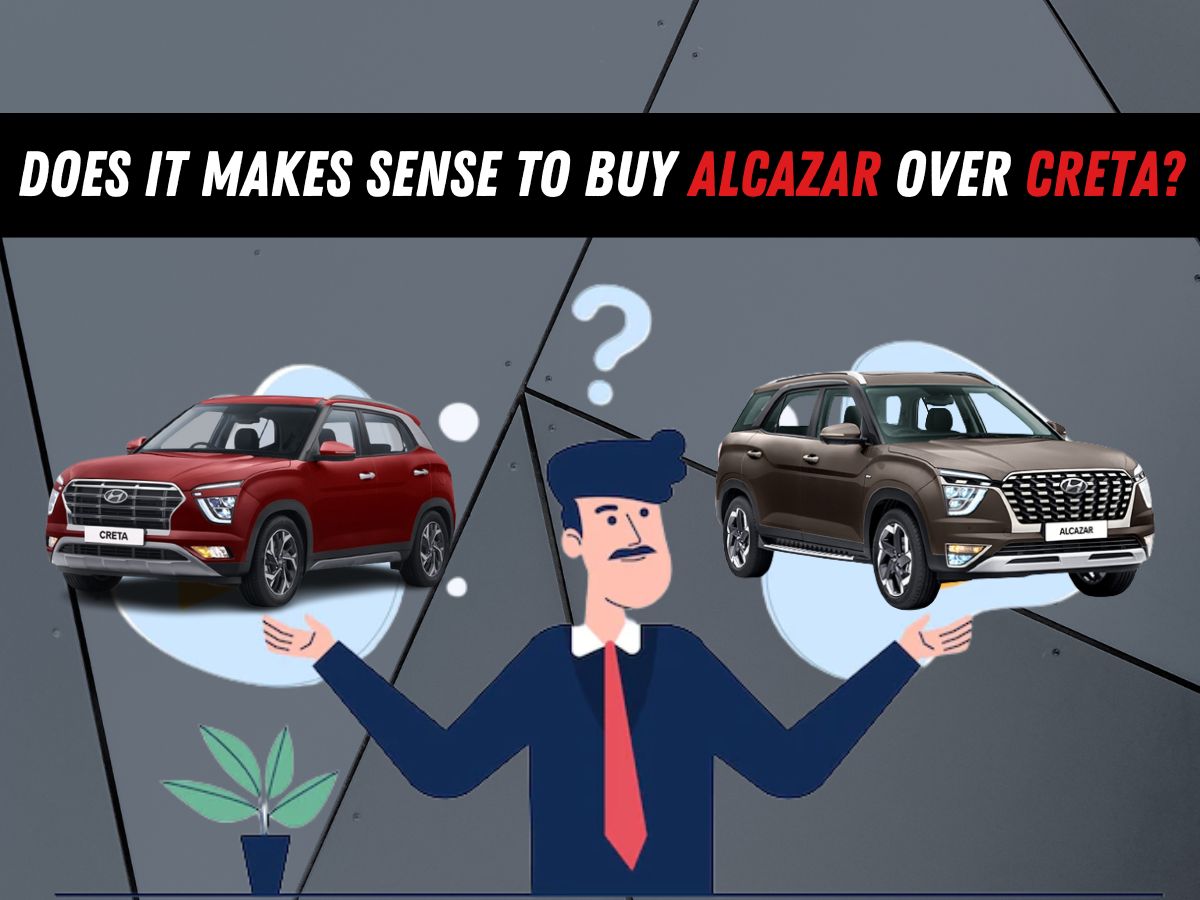 Hyundai Alcazar vs Creta