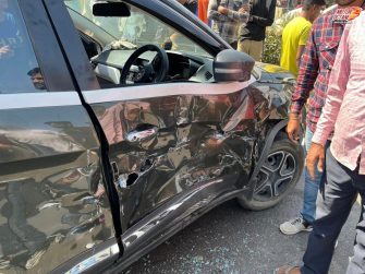 Tata Nexon accident with truck - SHOCKING results » MotorOctane