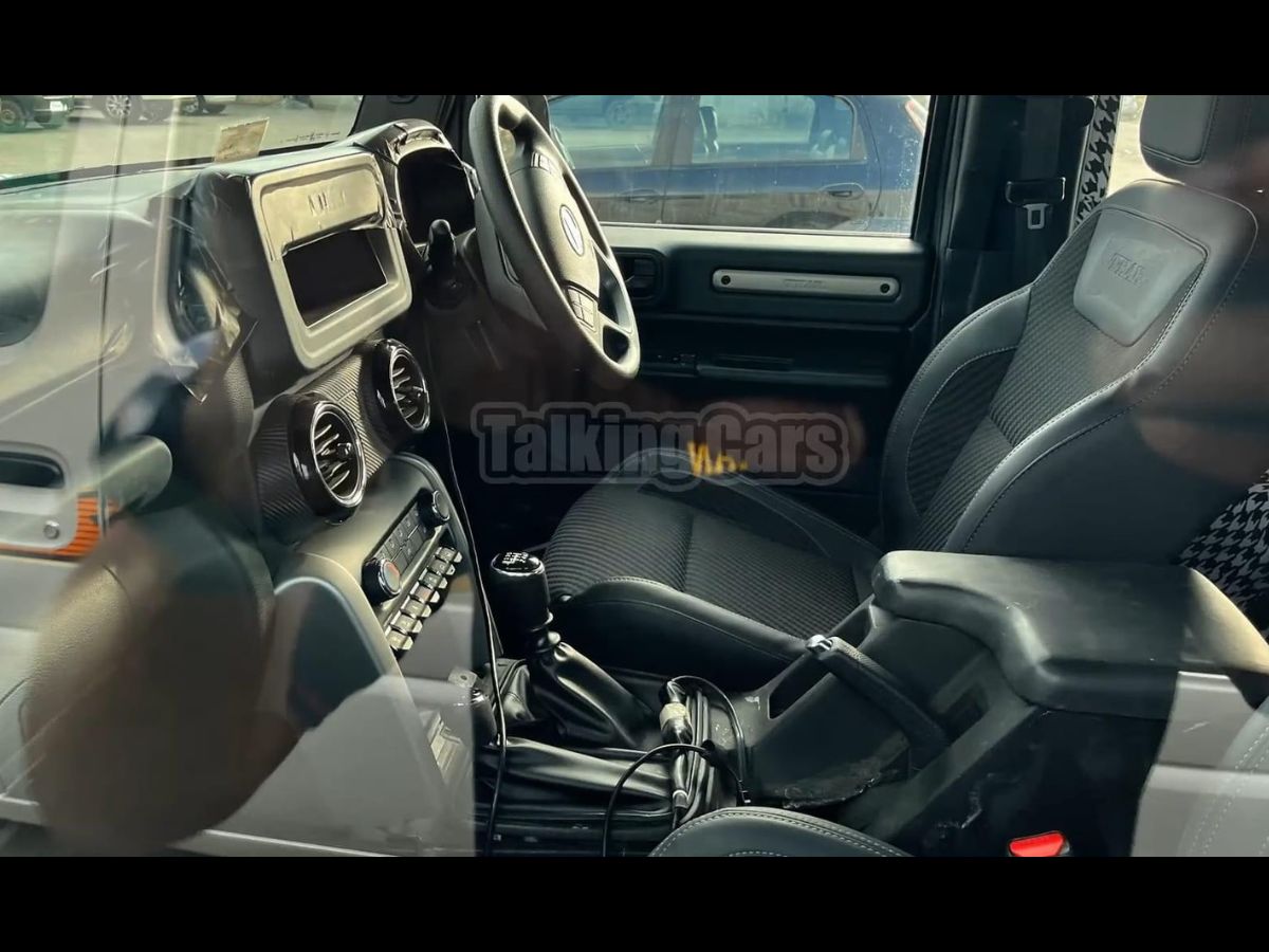 Mahindra Thar 5door interior and features revealed » MotorOctane