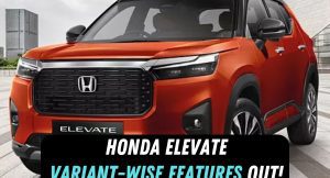 Honda Elevate variants
